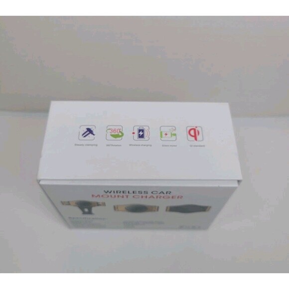 Wireless Car Charger & mount Qi Fast Charging  Clamping Air Vent BLACK - Picture 6 of 7